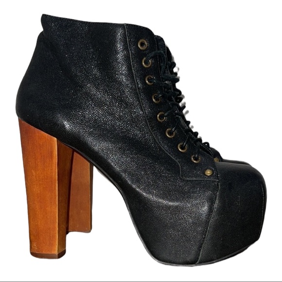 JEFFREY CAMPBELL Orig. Black “LITA” Boot - Size 9 - Perfect Cond. - Super Sale! - Picture 5 of 7